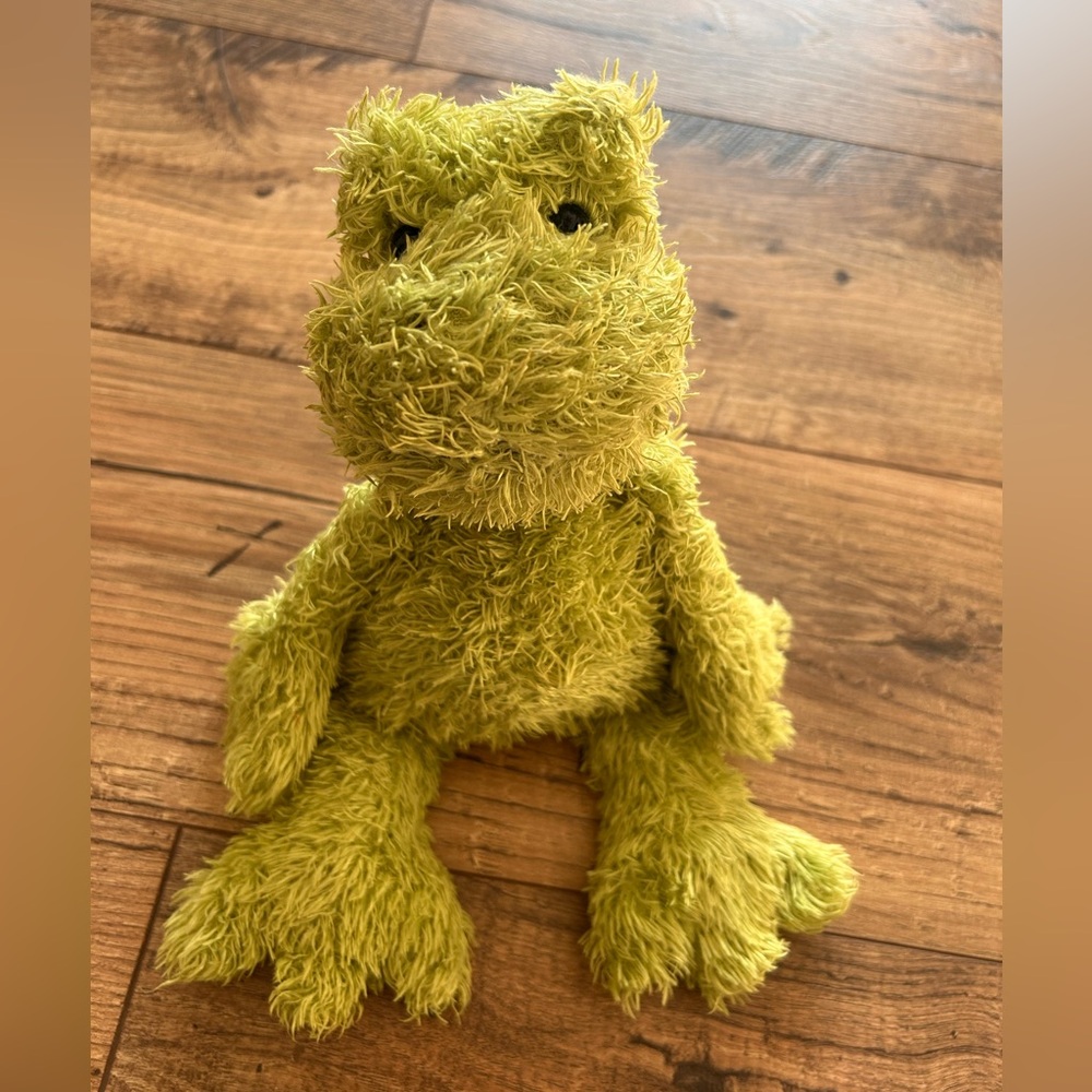 Retired Jellycat Bunglie Lime Green Frog